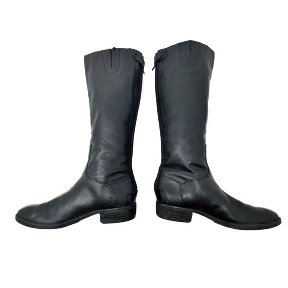 Sam Edelman Penny Riding Boot Womens size 7 Black Leather - Picture 9 of 16